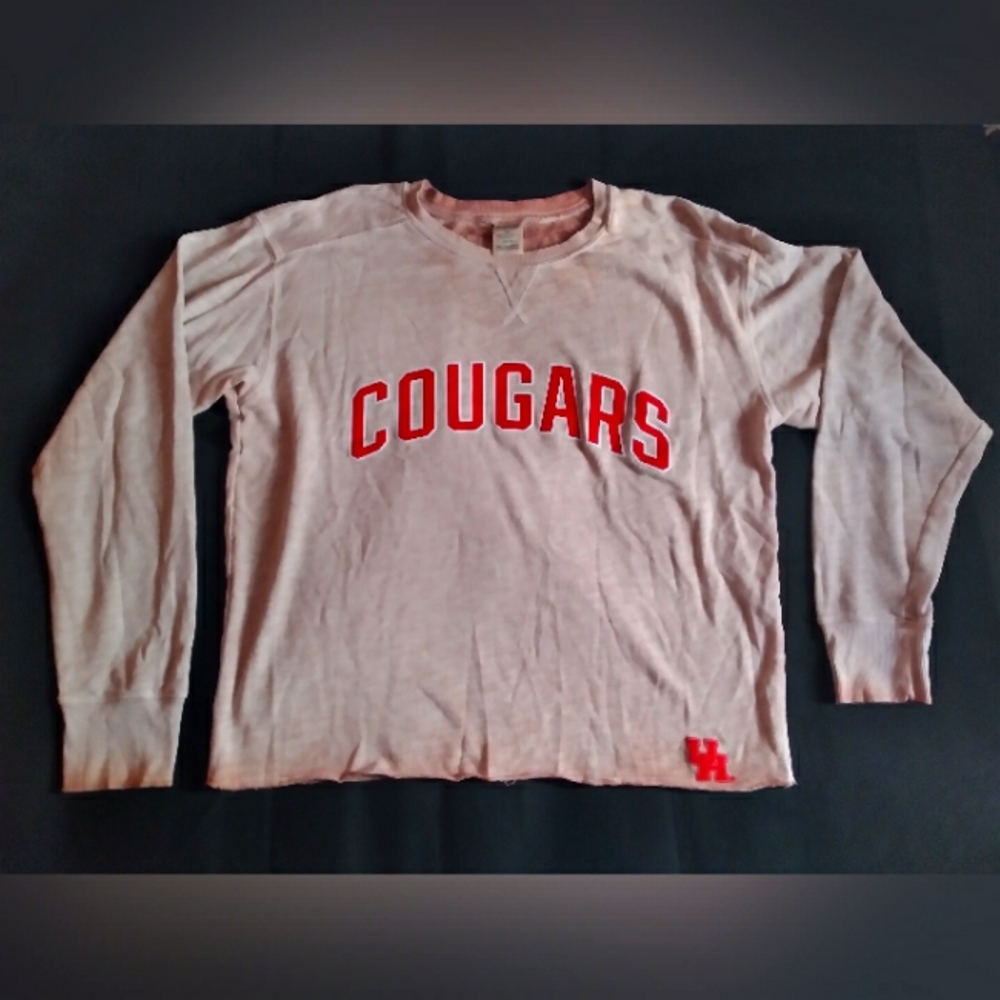 Pink by Victoria's Secret University of Houston lightweight sweatshirt, size S